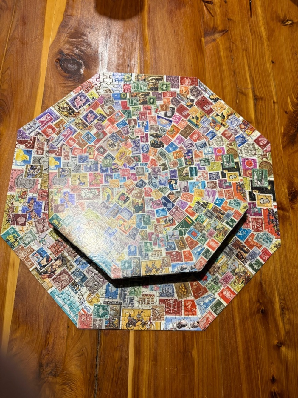 Vintage 1973 Springbok Jigsaw Puzzle Postage Paid Octagon 500PC Complete PZL8041